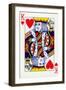 King of Hearts from a deck of Goodall & Son Ltd. playing cards, c1940-Unknown-Framed Giclee Print