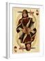 King of Hearts - Playing Card-Lantern Press-Framed Art Print