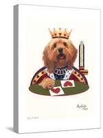King of Hearts-Jenny Newland-Stretched Canvas
