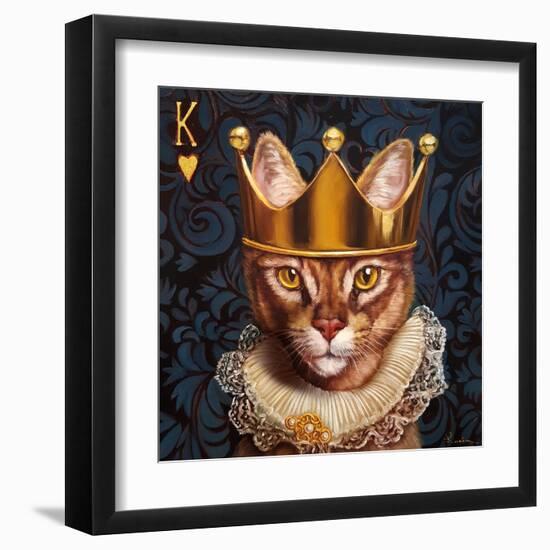 King of Hearts-Lucia Heffernan-Framed Art Print