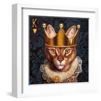 King of Hearts-Lucia Heffernan-Framed Art Print
