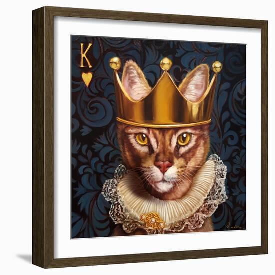 King of Hearts-Lucia Heffernan-Framed Art Print