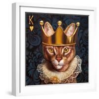 King of Hearts-Lucia Heffernan-Framed Art Print