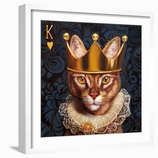 King of Hearts-Lucia Heffernan-Framed Art Print