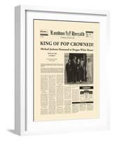 King Of Pop Crowned-The Vintage Collection-Framed Giclee Print