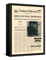 King of Pop Crowned-The Vintage Collection-Framed Stretched Canvas