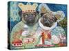 King of Pugs-Oxana Zaika-Stretched Canvas