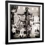 King of Snakes in Venice Beach-Giuseppe Torre-Framed Photographic Print