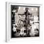 King of Snakes in Venice Beach-Giuseppe Torre-Framed Photographic Print