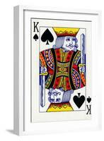 King of Spades from a deck of Goodall & Son Ltd. playing cards, c1940-Unknown-Framed Giclee Print