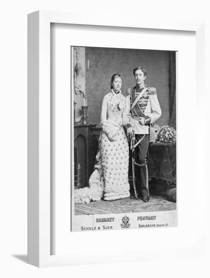 King of Sweden and His Wife-null-Framed Photographic Print