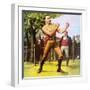 King of the Bare-Knuckle Boxers: John L Sullivan-Ralph Bruce-Framed Giclee Print