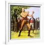 King of the Bare-Knuckle Boxers: John L Sullivan-Ralph Bruce-Framed Giclee Print