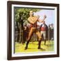 King of the Bare-Knuckle Boxers: John L Sullivan-Ralph Bruce-Framed Giclee Print