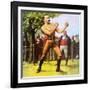 King of the Bare-Knuckle Boxers: John L Sullivan-Ralph Bruce-Framed Giclee Print