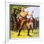 King of the Bare-Knuckle Boxers: John L Sullivan-Ralph Bruce-Framed Giclee Print