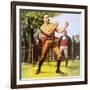 King of the Bare-Knuckle Boxers: John L Sullivan-Ralph Bruce-Framed Giclee Print