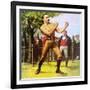 King of the Bare-Knuckle Boxers: John L Sullivan-Ralph Bruce-Framed Giclee Print