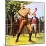King of the Bare-Knuckle Boxers: John L Sullivan-Ralph Bruce-Mounted Giclee Print