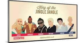 King of the Jingle Jangle-Stephen Wildish-Mounted Art Print