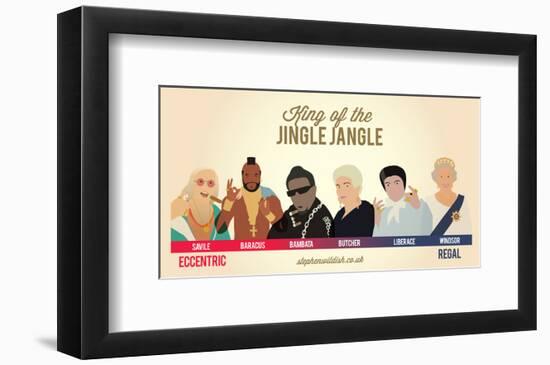 King of the Jingle Jangle-Stephen Wildish-Framed Giclee Print