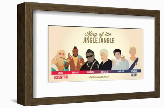 King of the Jingle Jangle-Stephen Wildish-Framed Giclee Print