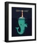 King of the Narwhals-Michael Buxton-Framed Art Print