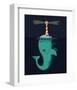 King of the Narwhals-Michael Buxton-Framed Art Print