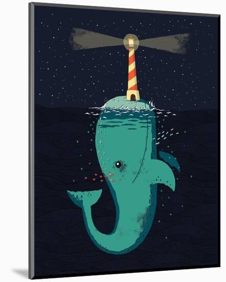 King of the Narwhals-Michael Buxton-Mounted Art Print