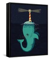 King of the Narwhals-Michael Buxton-Framed Stretched Canvas