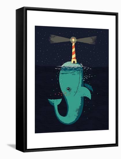 King of the Narwhals-Michael Buxton-Framed Stretched Canvas