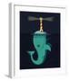 King of the Narwhals-Michael Buxton-Framed Art Print