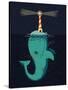 King of the Narwhals-Michael Buxton-Stretched Canvas