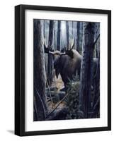 King of the Northwoods-Kevin Daniel-Framed Art Print