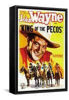 King of the Pecos, 1936-null-Framed Stretched Canvas