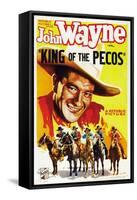 King of the Pecos, 1936-null-Framed Stretched Canvas