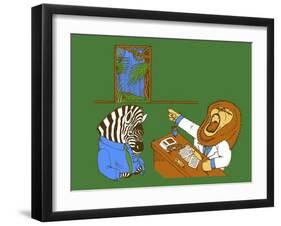 King of the Workplace-Steven Wilson-Framed Giclee Print