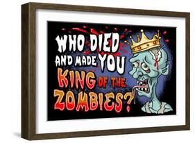 King of the Zombies-Lantern Press-Framed Art Print