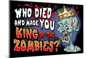 King of the Zombies-Lantern Press-Mounted Art Print