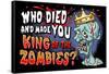 King of the Zombies-Lantern Press-Framed Stretched Canvas