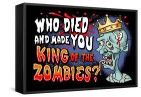 King of the Zombies-Lantern Press-Framed Stretched Canvas