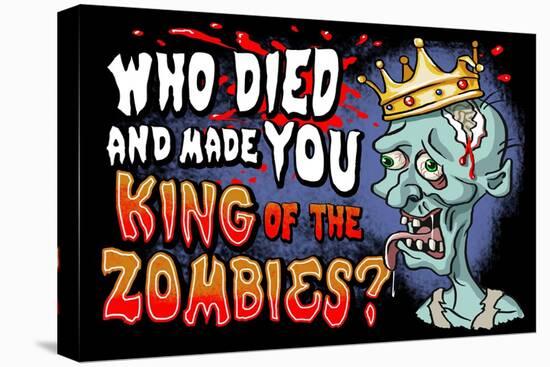 King of the Zombies-Lantern Press-Stretched Canvas
