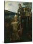 King Olav let blow the army sound-Lars Jorde-Stretched Canvas