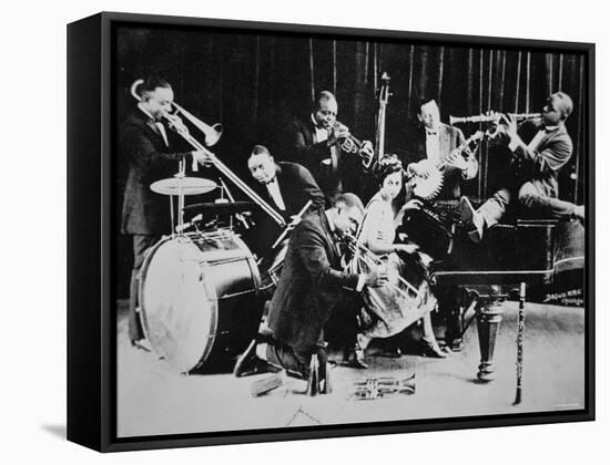 King Oliver's Creole Jazz Band, 1920-null-Framed Stretched Canvas