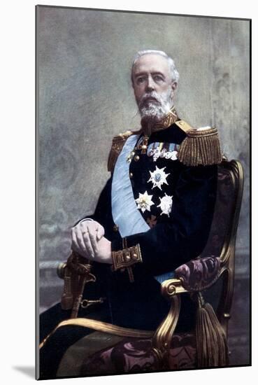 King Oscar II of Sweden, Late 19th-Early 20th Century-null-Mounted Giclee Print