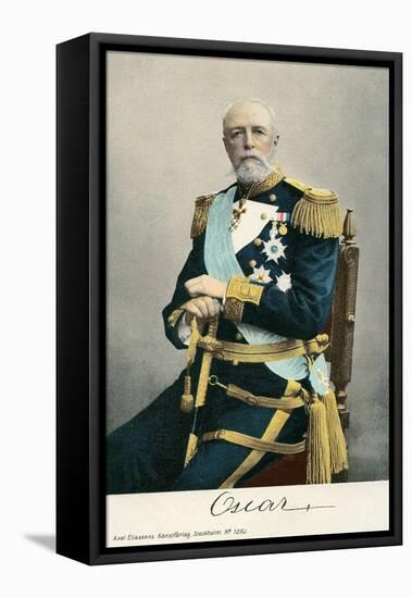 King Oscar II of Sweden-null-Framed Stretched Canvas