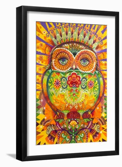 King Owl-Oxana Zaika-Framed Giclee Print