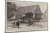 King Paul's House at Butaritari, Gilbert Islands-null-Mounted Giclee Print