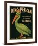 King Pelican Brand California Iceberg Lettuce-null-Framed Premium Giclee Print