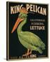 King Pelican Brand California Iceberg Lettuce-null-Stretched Canvas